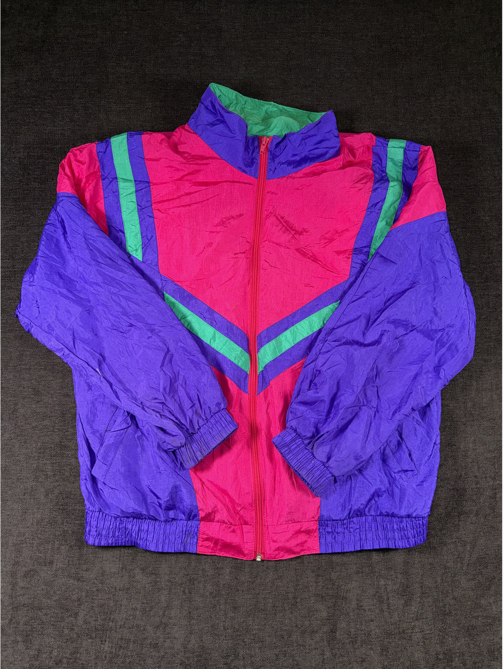 Vintage Bocoo Colorblock Nylon Windbreaker Jacket Large